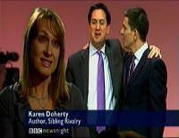 Karen on BBC Newsnight